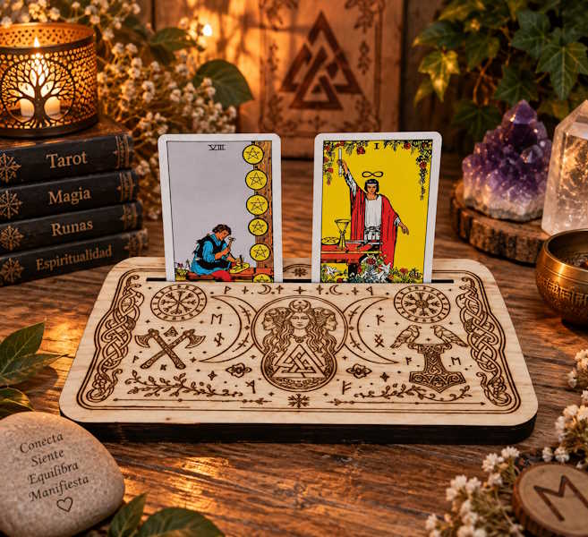 Expositor Cartas del Tarot Triple Diosa Hecate